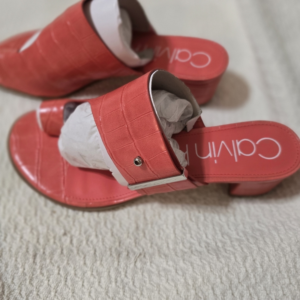 Calvin Klein Women's Coral Slide Sandals